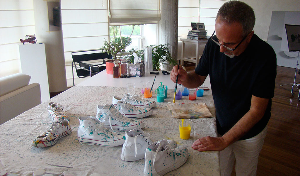 Artist's Shoes — proceso 1